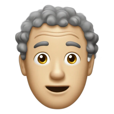 Curly of the three stooges sticker