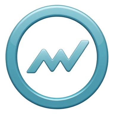 un icono de marca de verificación  un "check"  dentro de un círculo de color cian o turquesa, con un borde gris claro. sticker