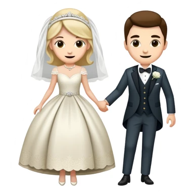 Person in fancy clothes sneaking into a wedding ceremony with a mischievous grin, uninvited guest sticker