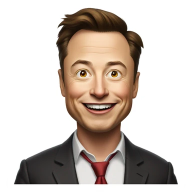 elon musk is a clown sticker