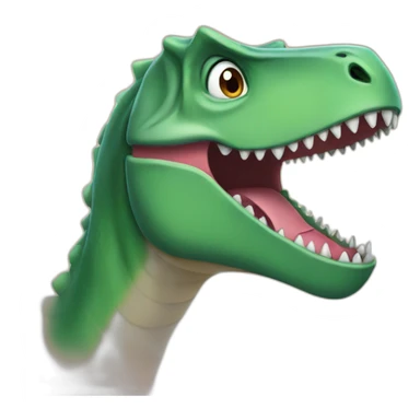 big Mouth Dinosaur Becky sticker