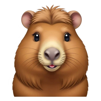 Drag queen capybara sticker