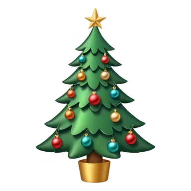 xmas tree sticker