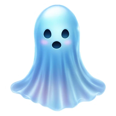 ghost with stardust sticker