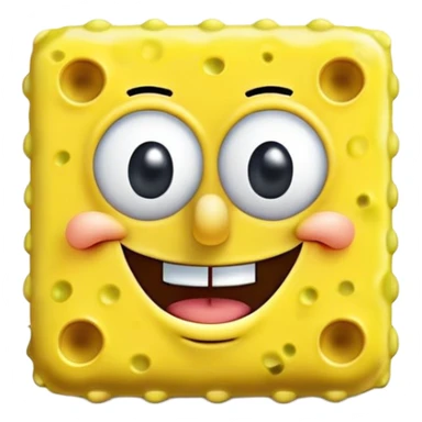 iconic SpongeBob SquarePants sticker