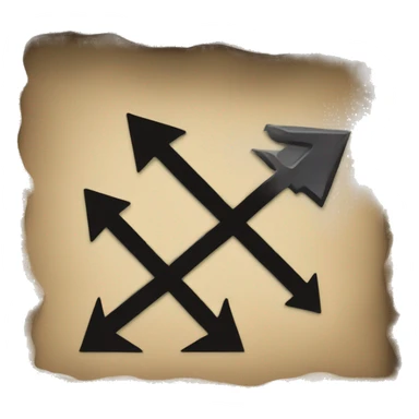 A sign that points to a hole in the ground that reads “DEEP” and has a arrow pointing down towards the hole sticker