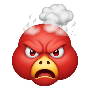 angry face emoji alternate version sticker