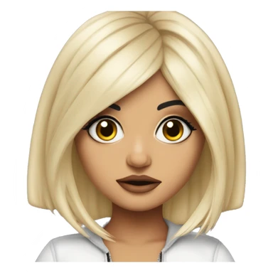 Bebe Rexha from Baby I’m Jealous, hyper realistic.  sticker