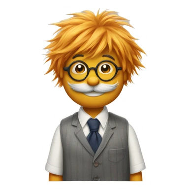 The lorax being preppy sticker