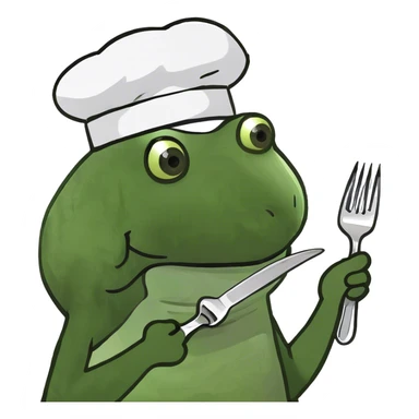 Open your mouth to eat sticker