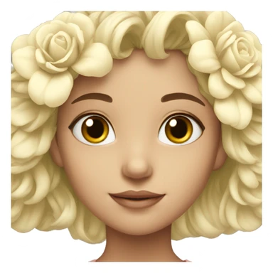 A flower for the prettiest girl sticker