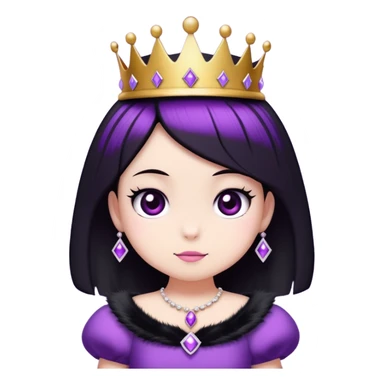 Kuromi princesa sticker