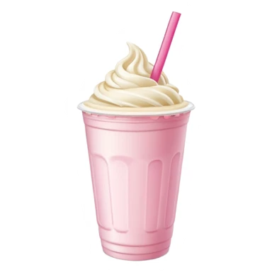 milkshake in plastic cup sticker