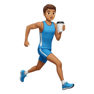 Morning Coffee Runner sticker