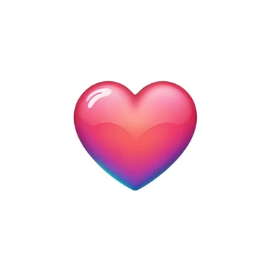 Un corazon colorido sticker