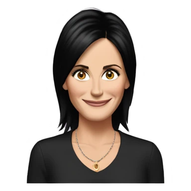 Courteney Cox sticker