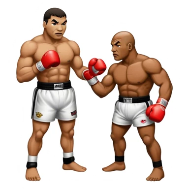 Chiuauaha fighting Mike Tyson sticker