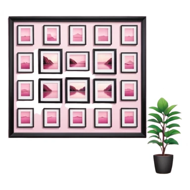 pink photo gallery sticker