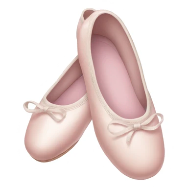 Pale pink ballet shoes sticker