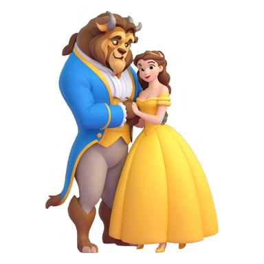 Beauty and the Beast sticker