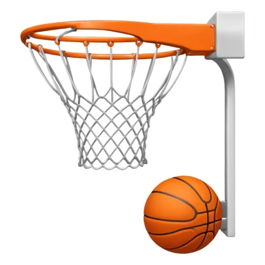basketball hoop sticker