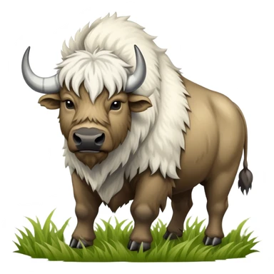 Great white buffalo sticker
