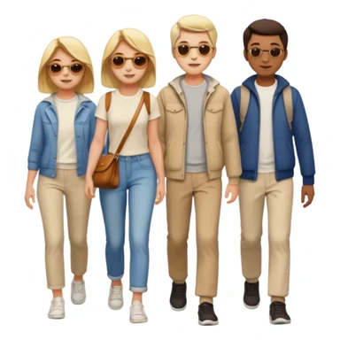 a Footpath on a park and people are walking  sticker