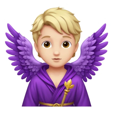 love cupid purple sticker