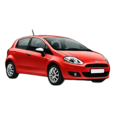 Rat on fiat punto  sticker