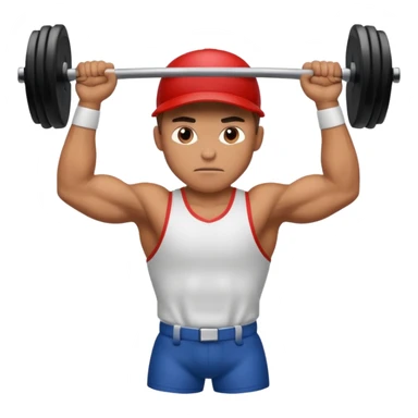 beisbolista haciendo pesas sticker