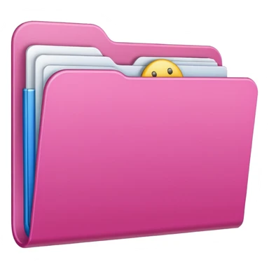 windows 10 folder pink sticker