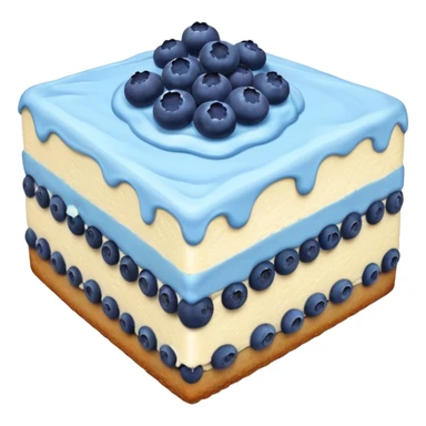 one piece with blue cream on top and blueberries sticker
