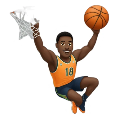 Victor wembanyama qui dunk sticker