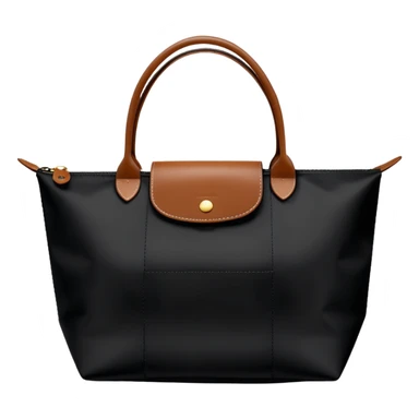 Black longchamp le pliage bag sticker