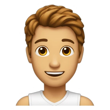 Lapjeskat met bruine vlek om neus sticker