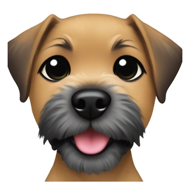 border terrier puppy sticker