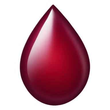 Blood drop burgundy  sticker