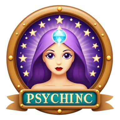 Vintage “psychic readings” sign sticker