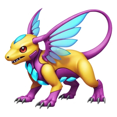 Fakémon-Pokémon-Spectrobes-Digimon-animal-fantasy-hybrid-creature  sticker