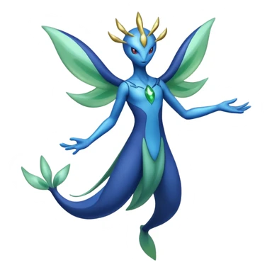 Cresselia-Zygarde-Electrike-Fakémon-fusion, full body sticker