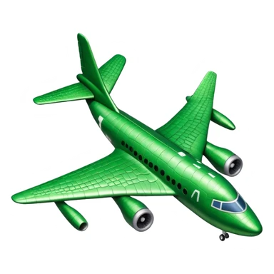Crocodile shaped bomber airplane sticker