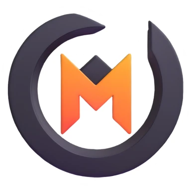 abstract corporate logo sticker