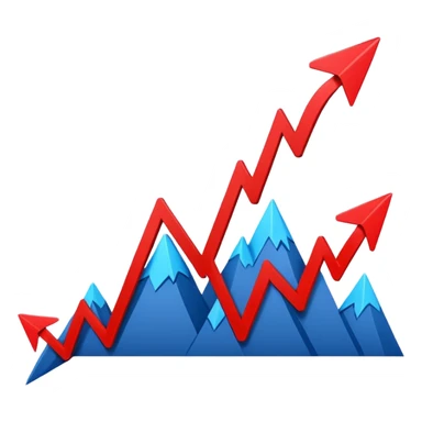 the economy line, falling down sticker