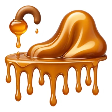 Salted caramel sticker
