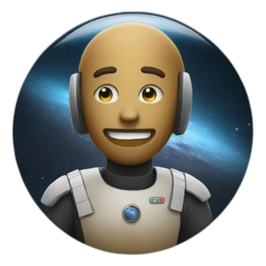 Toncoin in the Space sticker