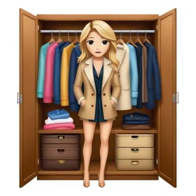 serena van der woodsen closet sticker