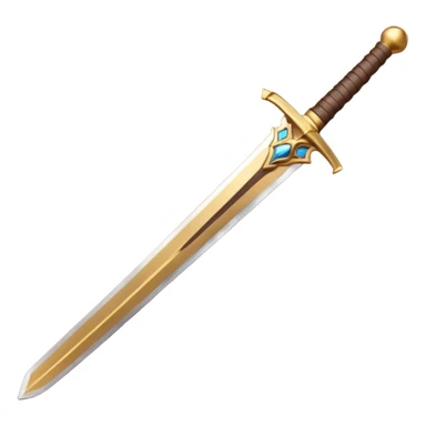 wooden training sword sticker