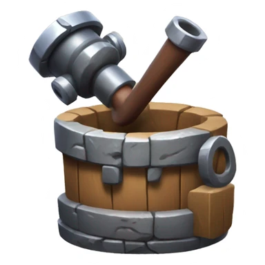 mortar from clash royale  sticker