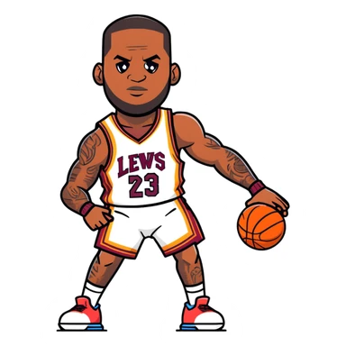 lebron sticker