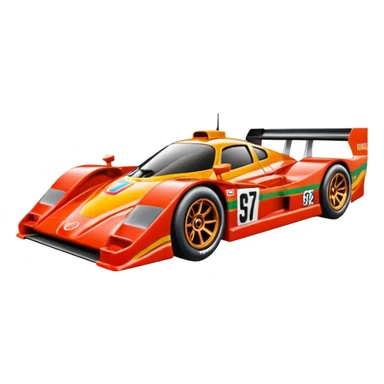 Машинка HotWheels Mazda 787B в упаковке HotWheels. sticker